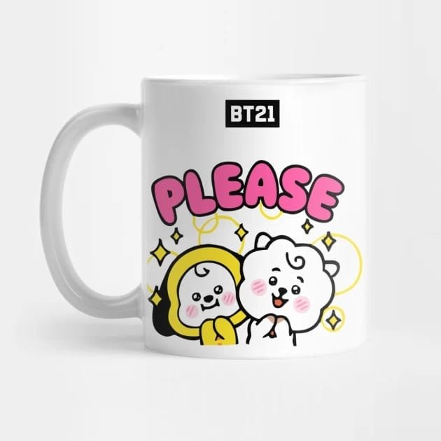 BT21 coffee mug Design #014 – K-pop merch UAE