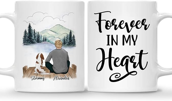 Life is Better with Dog Coffee Mug - Gift for Dog Lover Men with Design, Dog Breeds - Birthday, Fathers Day, Dog Owner Gift - Image 4