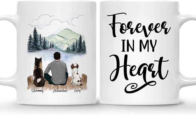 Life is Better with Dog Coffee Mug - Gift for Dog Lover Men with Design, Dog Breeds - Birthday, Fathers Day, Dog Owner Gift - Image 7