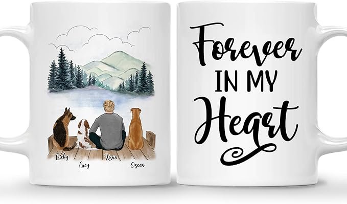 Life is Better with Dog Coffee Mug - Gift for Dog Lover Men with Design, Dog Breeds - Birthday, Fathers Day, Dog Owner Gift - Image 10