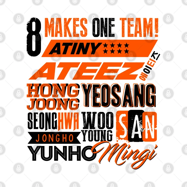 ATEEZ Coffee Mug – KPOP Merchandise for ATINY Fans – Design #002 - الصورة 2