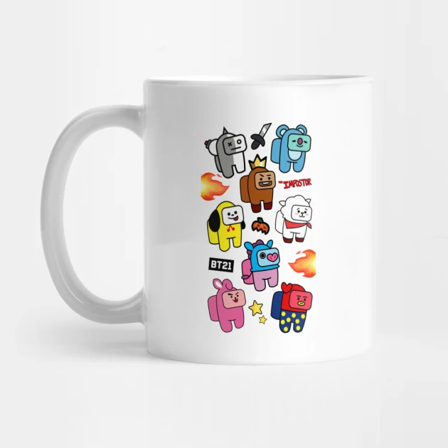 BT21 coffee mug Design #069 – K-pop merch UAE