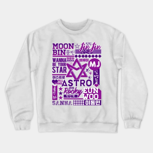ASTRO Sweatshirt – KPOP Merchandise for Arohas – Design #008