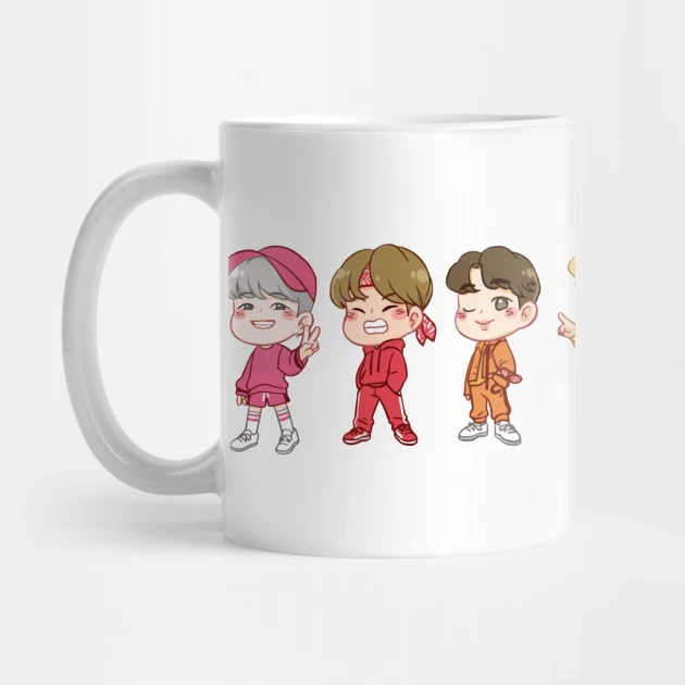 BTS Coffee Mug – KPOP Merchandise for ARMY Fans