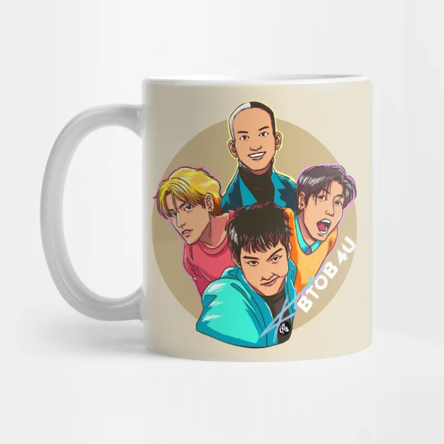 BTOB coffee mug Design #001 – K-pop merch UAE