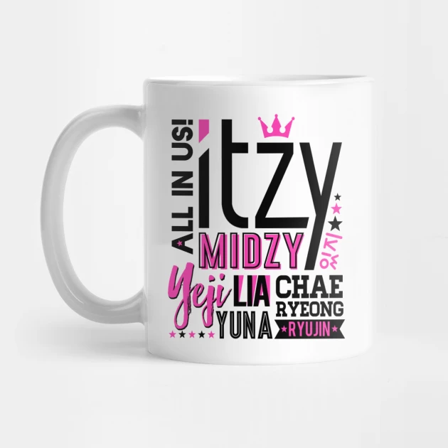 Itzy Coffee Mug - KPOP Merchandise for Fandom ITZYers