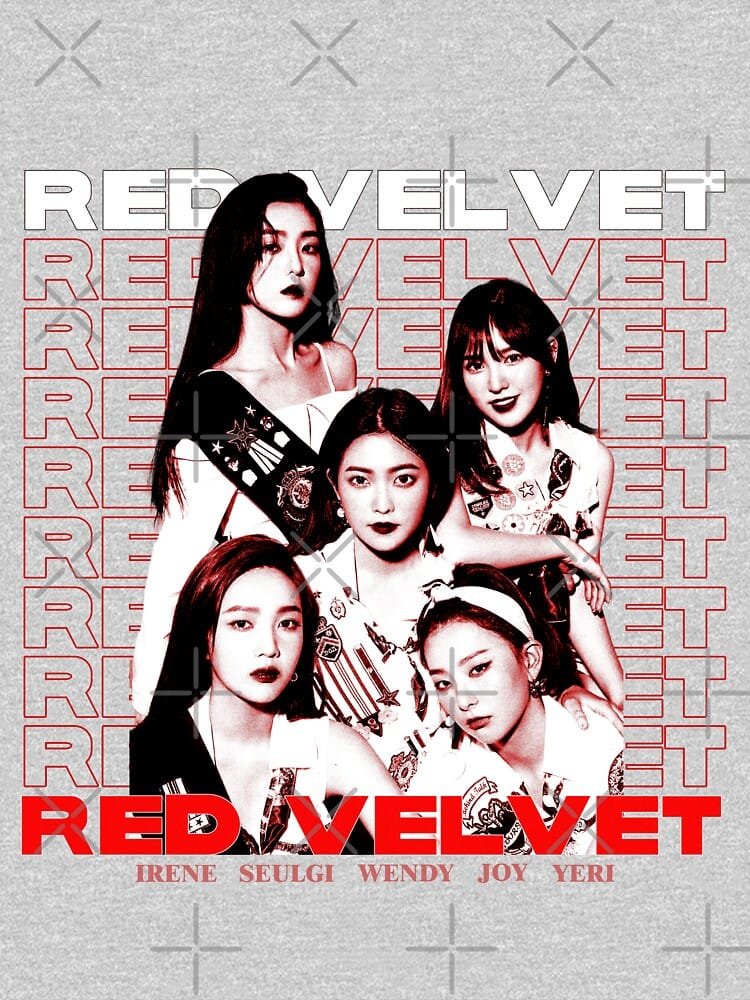 Red Velvet Sweatshirt for ReVeluvs – Premium KPOP Merch – Design #013 - Image 3
