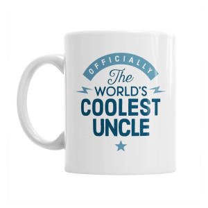 WORLD'S COOLEST UNCLE Mug | Printed Ceramic 11oz Coffee Mug for Uncles
