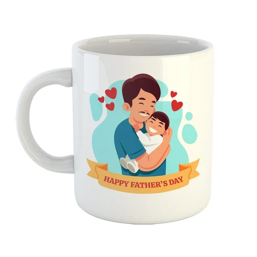 FATHER'S DAY Mug | Printed Ceramic 11oz Coffee Mug for Fathers