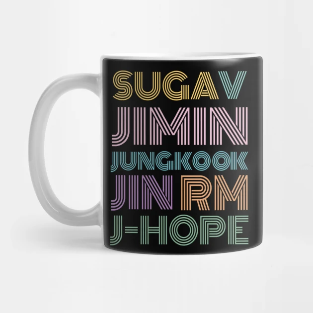 BTS coffee mug Design #020 – K-pop merch UAE