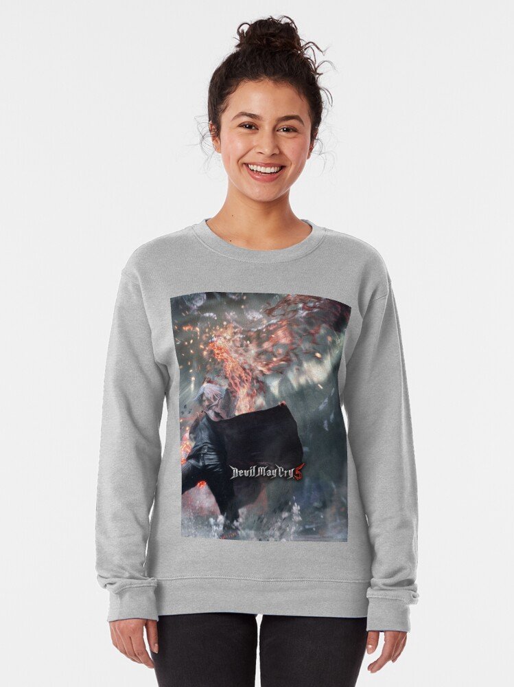 Devil May Cry Sweatshirts for True Demon Hunters – Premium Anime-Inspired Streetwear – Design #013 - Image 2