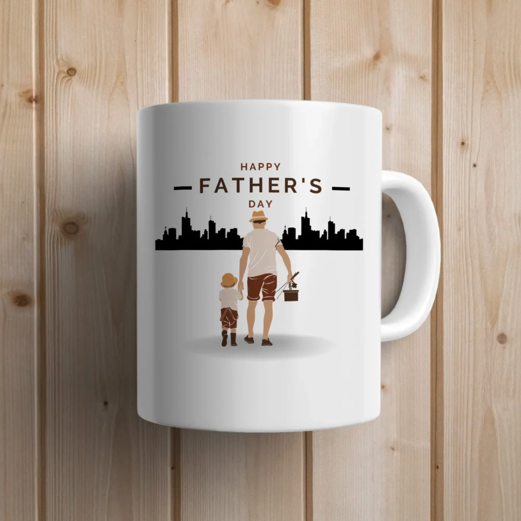 FATHER'S DAY Mug | Printed Ceramic 11oz Coffee Mug for Fathers