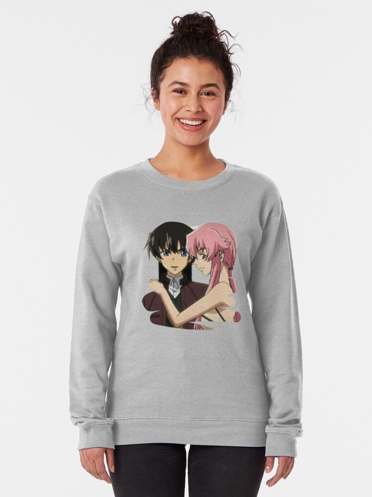 Future Diary Sweatshirts for Survival Game Champions – Elite Anime Streetwear Drop – Design #003 - Image 2