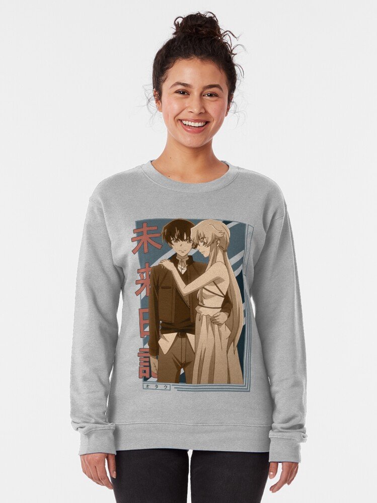 Future Diary Sweatshirts for Survival Game Champions – Elite Anime Streetwear Drop – Design #037 - Image 2