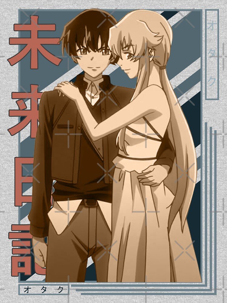 Future Diary Sweatshirts for Survival Game Champions – Elite Anime Streetwear Drop – Design #037 - Image 3