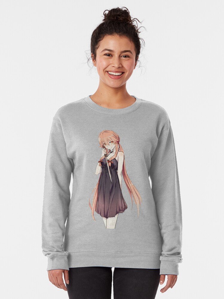 Future Diary Sweatshirts for Survival Game Champions – Elite Anime Streetwear Drop – Design #015 - Image 2