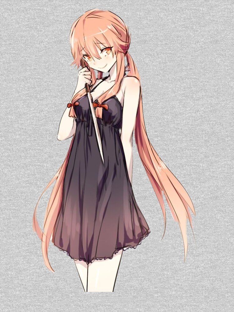 Future Diary Sweatshirts for Survival Game Champions – Elite Anime Streetwear Drop – Design #015 - Image 3