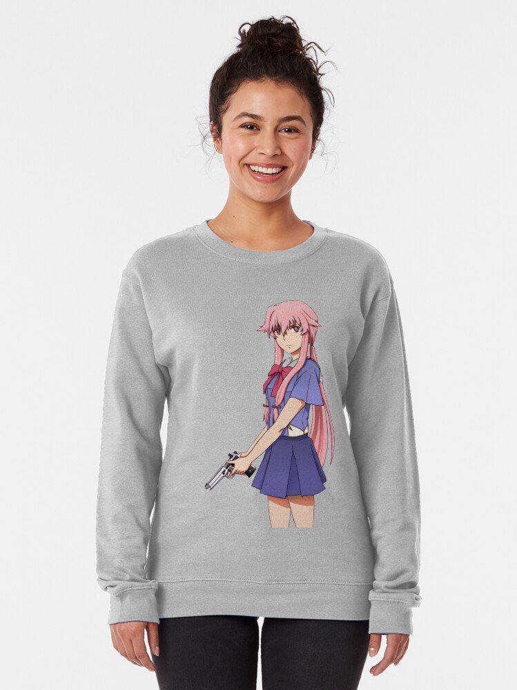 Future Diary Sweatshirts for Survival Game Champions – Elite Anime Streetwear Drop – Design #017 - Image 2