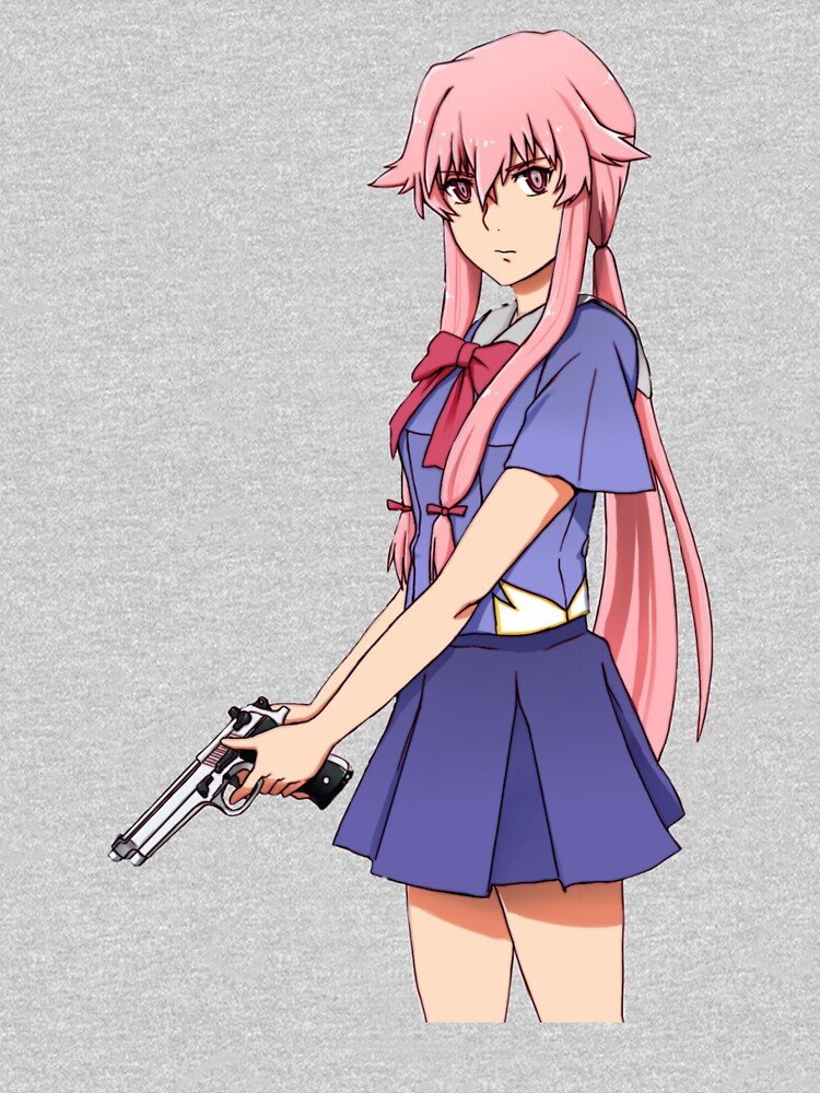 Future Diary Sweatshirts for Survival Game Champions – Elite Anime Streetwear Drop – Design #017 - Image 3