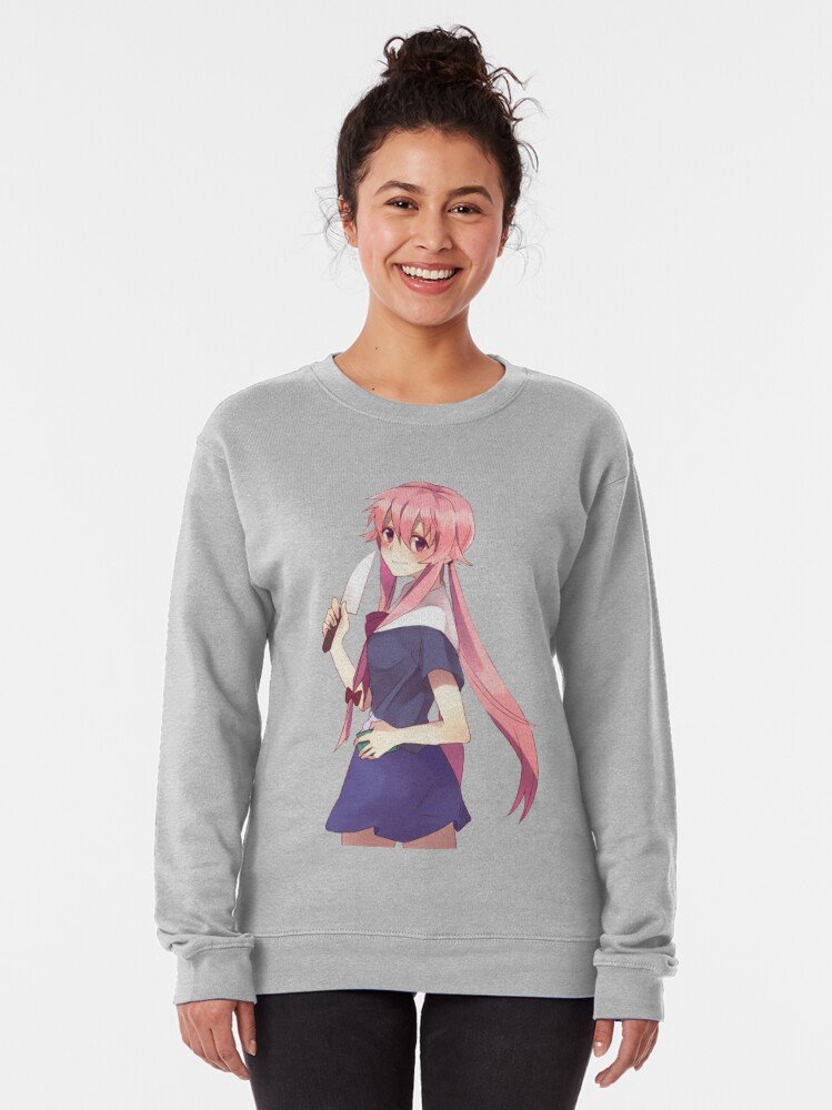 Future Diary Sweatshirts for Survival Game Champions – Elite Anime Streetwear Drop – Design #019 - Image 2