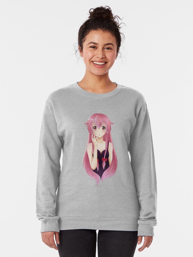 Future Diary Sweatshirts for Survival Game Champions – Elite Anime Streetwear Drop – Design #020 - Image 2