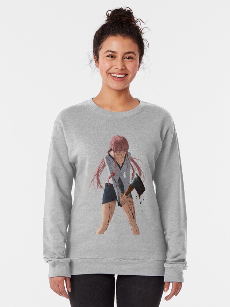 Future Diary Sweatshirts for Survival Game Champions – Elite Anime Streetwear Drop – Design #021 - Image 2