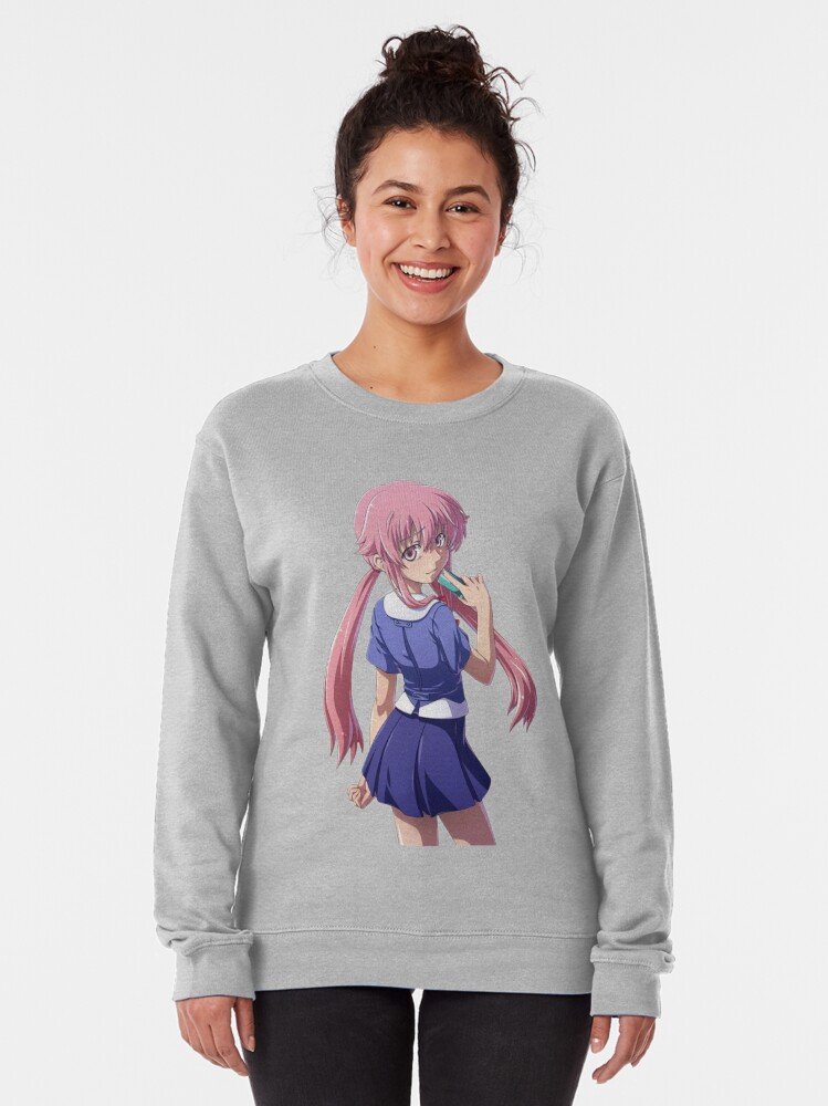 Future Diary Sweatshirts for Survival Game Champions – Elite Anime Streetwear Drop – Design #023 - Image 2