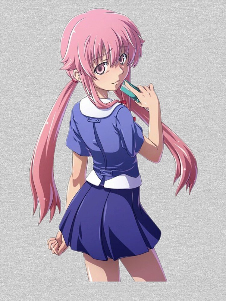 Future Diary Sweatshirts for Survival Game Champions – Elite Anime Streetwear Drop – Design #023 - Image 3
