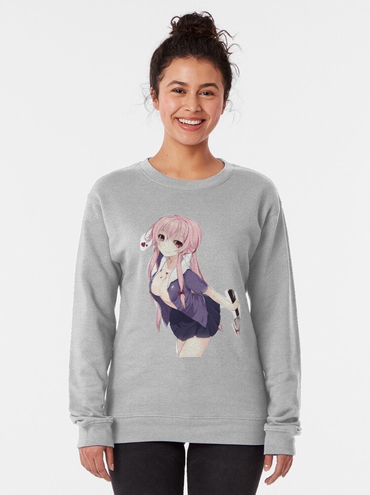 Future Diary Sweatshirts for Survival Game Champions – Elite Anime Streetwear Drop – Design #026 - Image 2