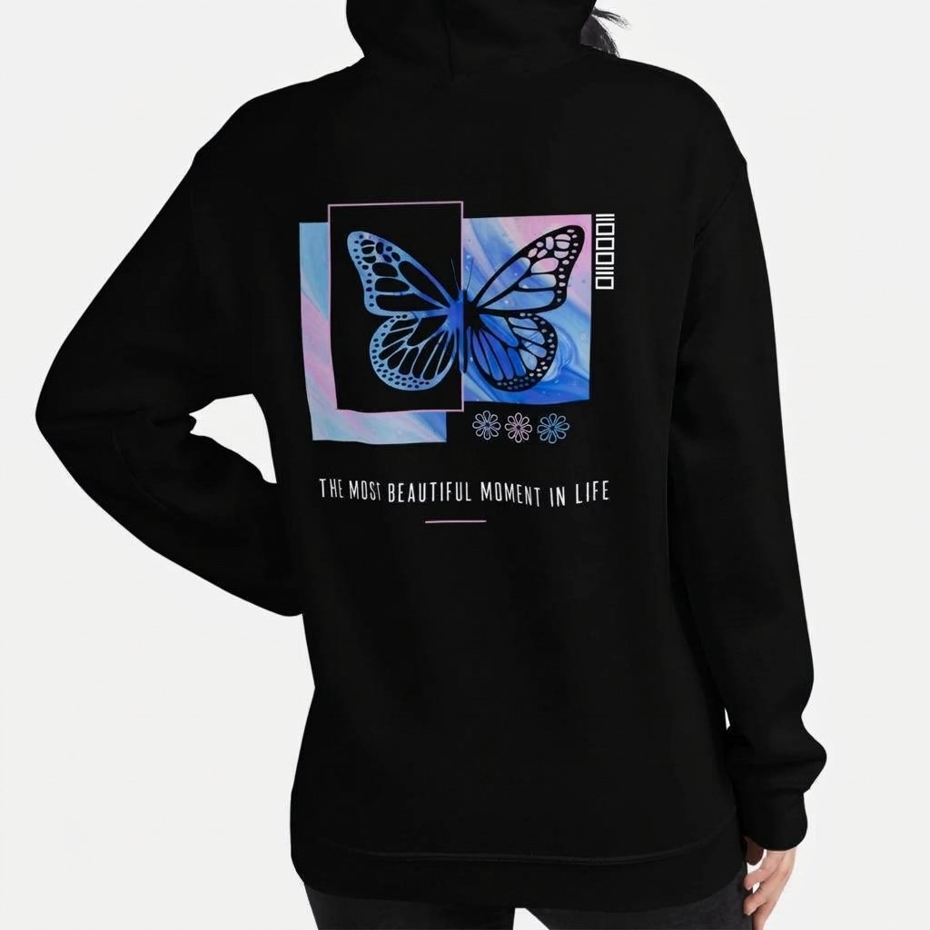 Butterfly The Most Beautiful Moment in Life | Pullover Hoodie | KPOP | Fandom BTS ARMY