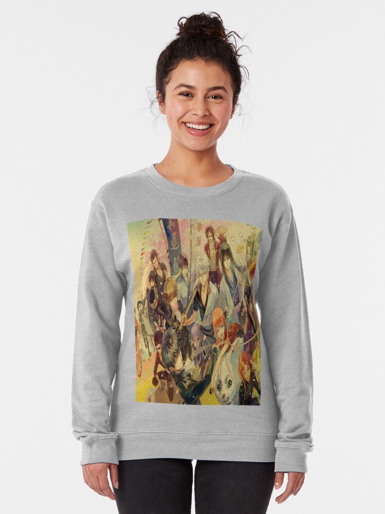Gintama Sweatshirts For Freeloading Champion – Design #023 - Image 2