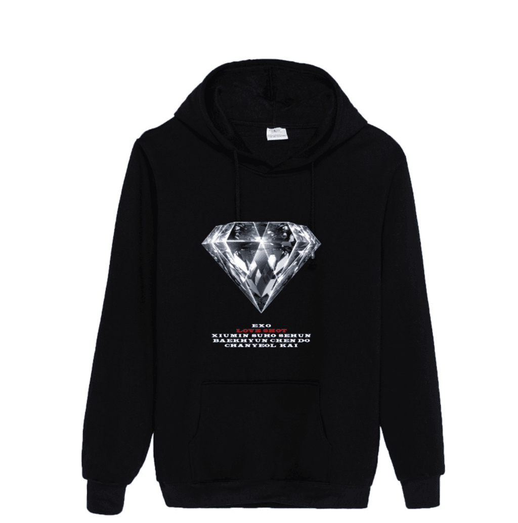 EXO Hoodie | K-Pop Merchandise | Fandom EXO-L Collection – Design #003