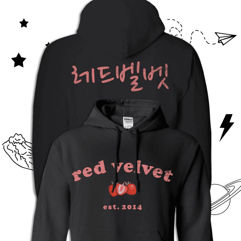 Red Velvet est.2014 Hoodie | K-Pop Merch | Fandom ReVeluv Collection