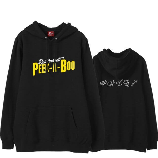 Red Velvet PEEK-A-BOO Hoodie | K-Pop Merch | Fandom ReVeluv Collection – Design #001