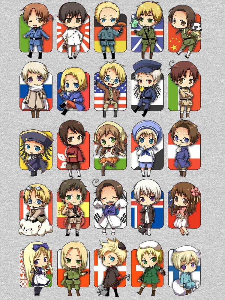 Hetalia Sweatshirts for the World Stars – Design #003 - Image 3