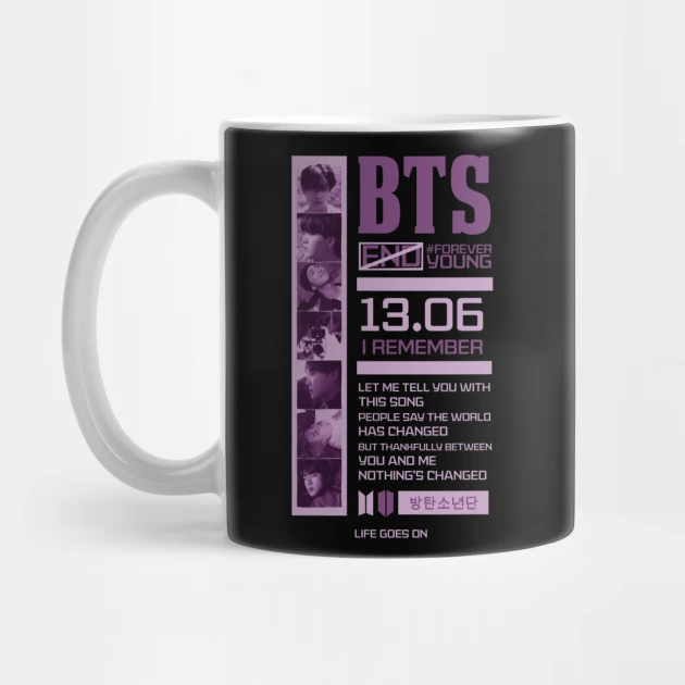 BTS coffee mug Design #026 – K-pop merch UAE