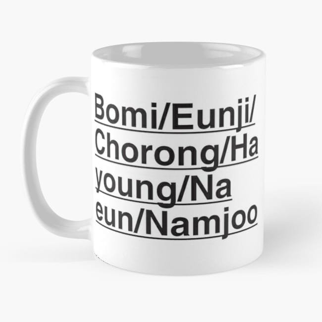 Apink coffee mug Design #037 – K-pop merch UAE
