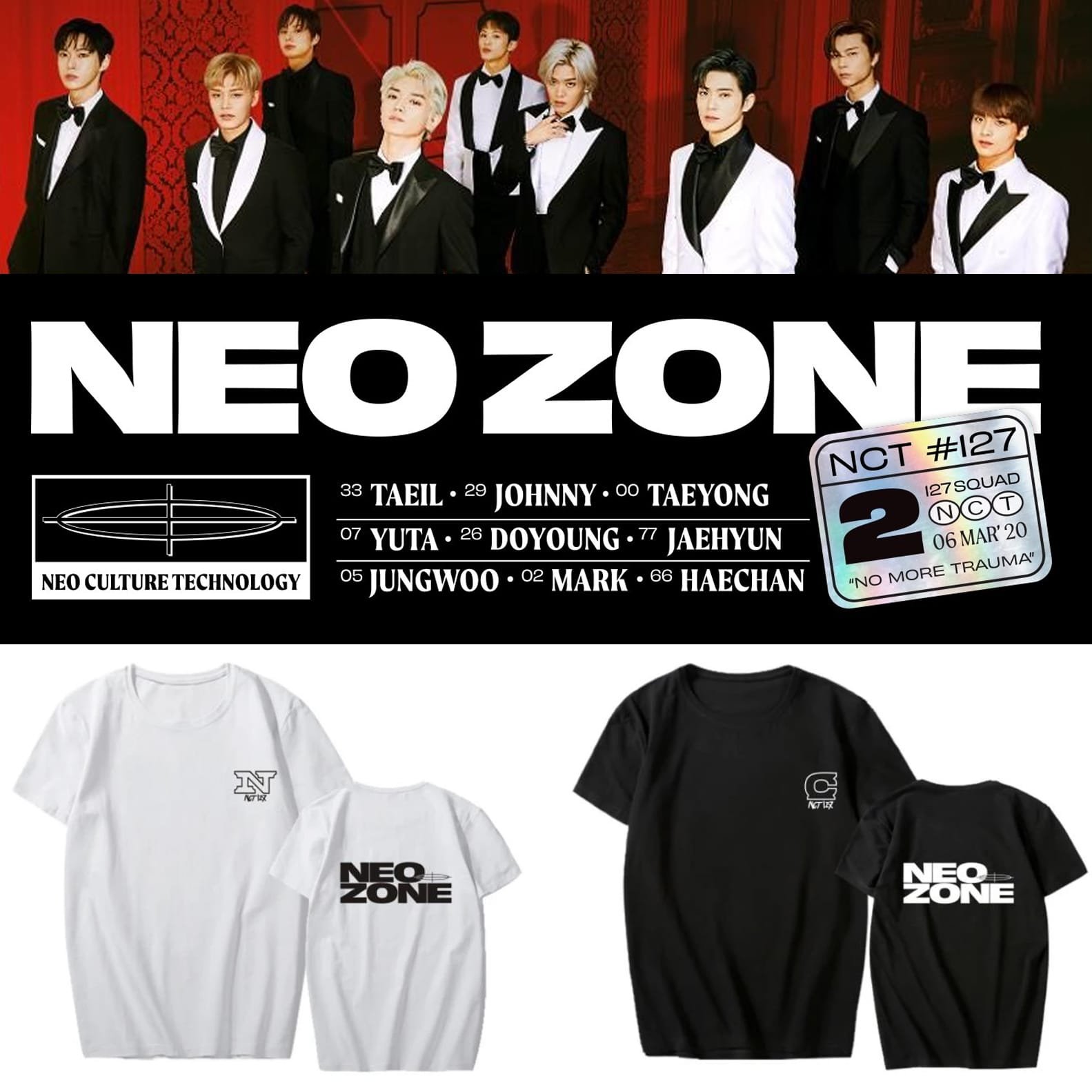 NCT T-Shirt – KPOP Merchandise for NCTzens – Design #004 - Image 3