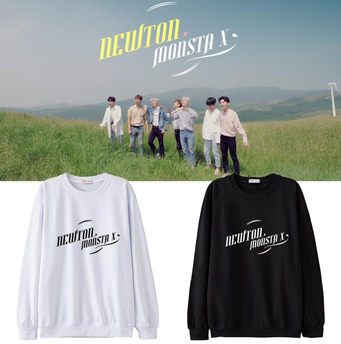 MONSTA X Sweatshirt for Monbebes – Premium KPOP Merch – Design #007 - Image 3