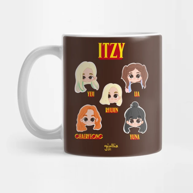 ITZY coffee mug Design #025 – K-pop merch UAE