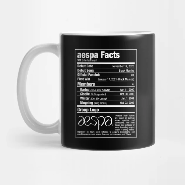 aespa Coffee Mug – KPOP Merchandise for MY Fans