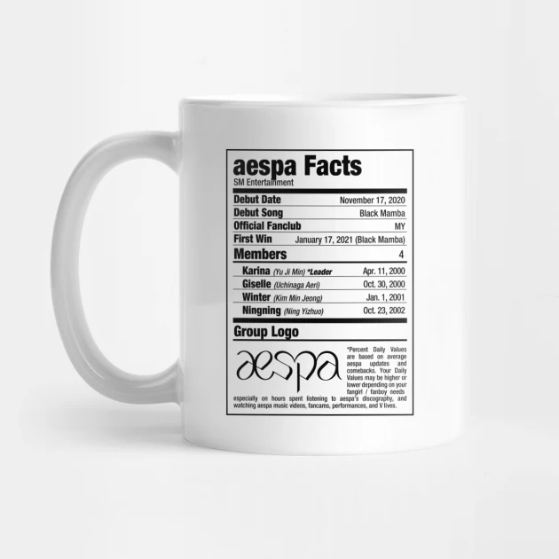 aespa Coffee Mug – KPOP Merchandise for MY Fans - Image 2