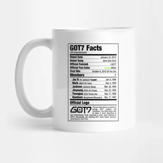 GOT7 coffee mug Design #026 – K-pop merch UAE