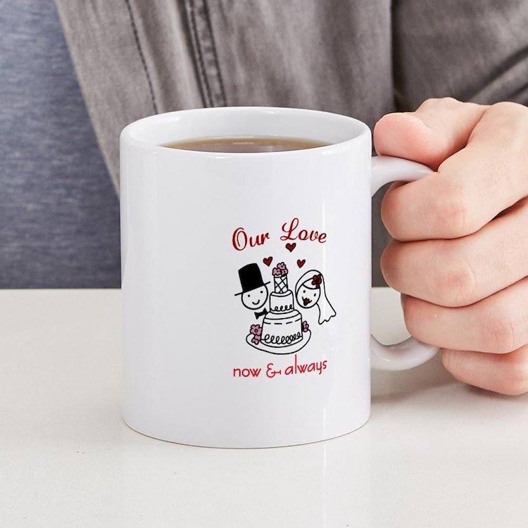 OUR LOVE Mug | Printed Ceramic 11oz Coffee Mug for Couples