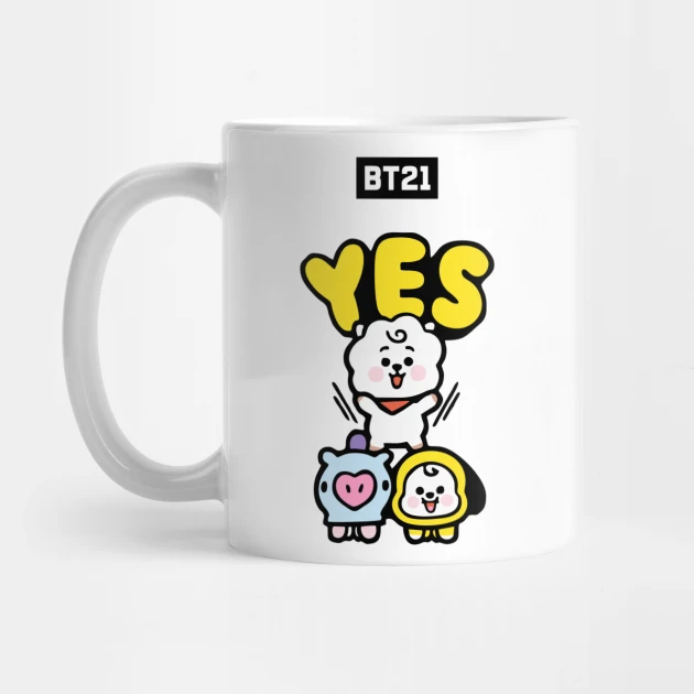 BT21 Coffee Mug – KPOP Merchandise for UNISTARS Fans