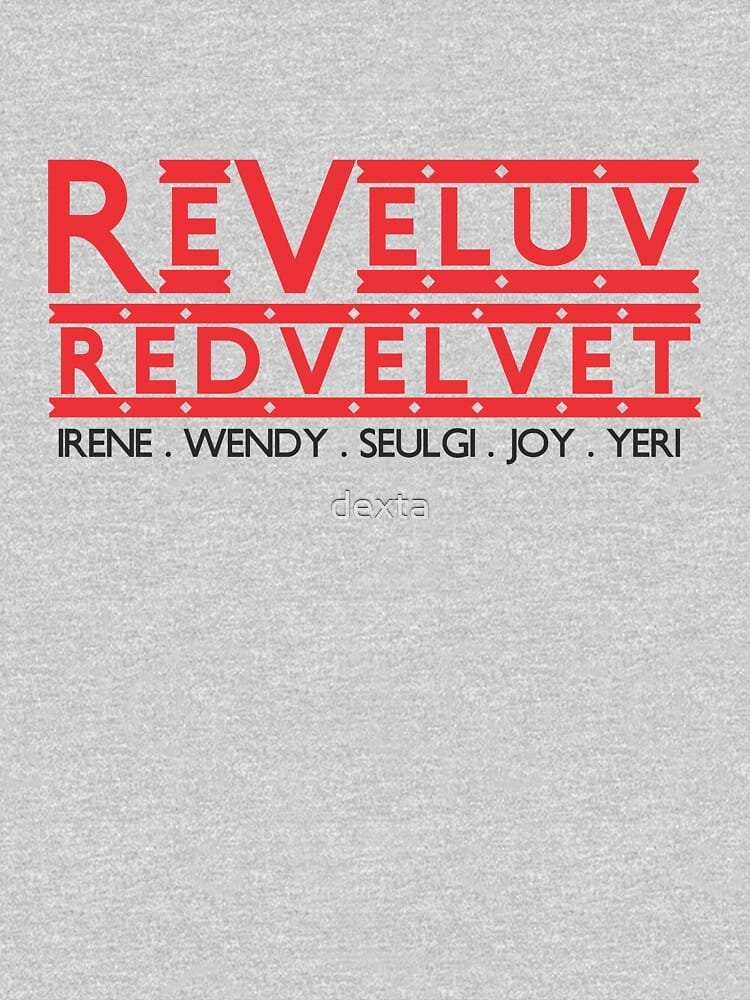 Red Velvet Sweatshirt for ReVeluvs – Premium KPOP Merch – Design #036 - Image 3