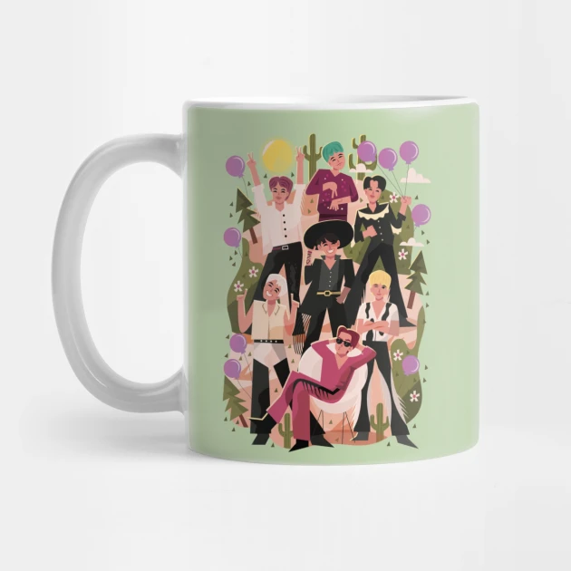 BTS coffee mug Design #040 – K-pop merch UAE