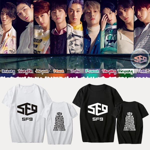 SF9 T-Shirt – KPOP Merchandise for Fantasys – Design #005 - Image 3