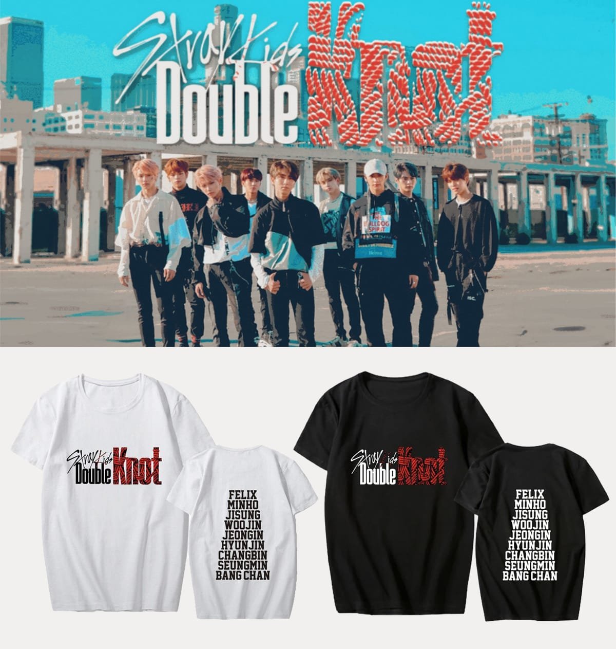 Stray Kids T-Shirt – KPOP Merchandise for Stays – Design #008 - Image 3
