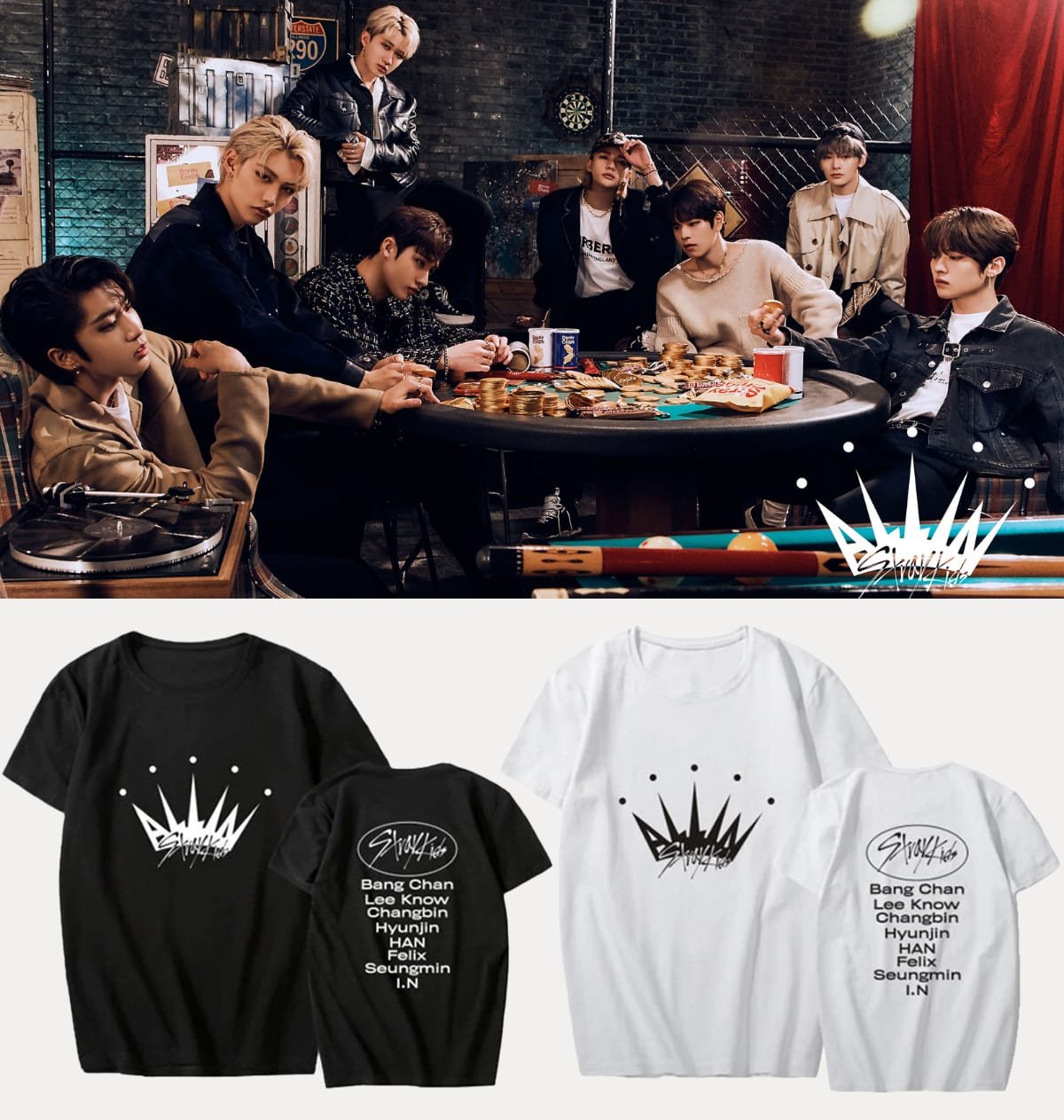 Stray Kids T-Shirt – KPOP Merchandise for Stays – Design #029 - Image 3
